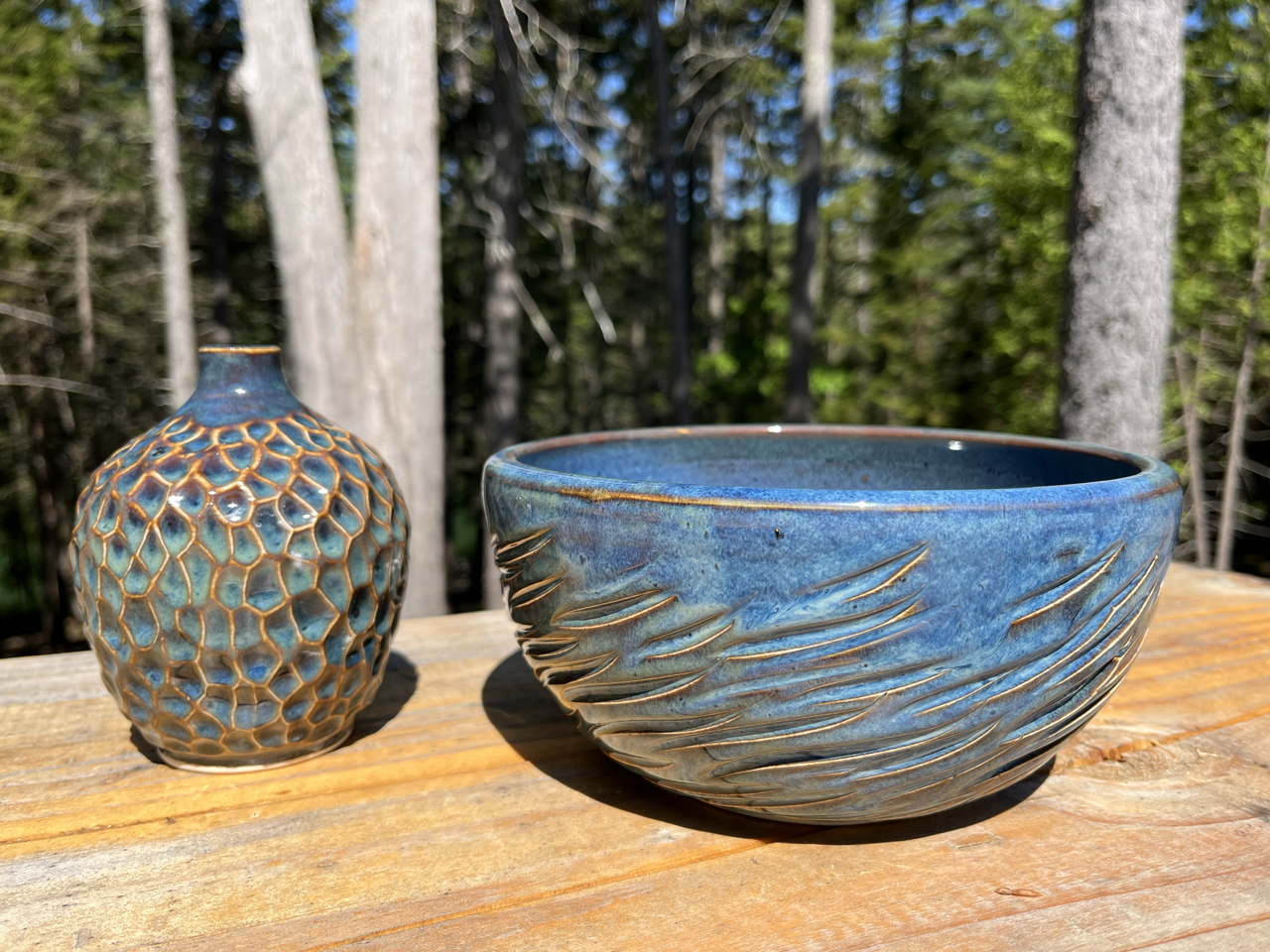 Unique pottery from the coast of Maine